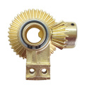 Switchgear use 180 degree full circle bidirectional bevel gear whole tooth bevel gear for high voltage earthing switch